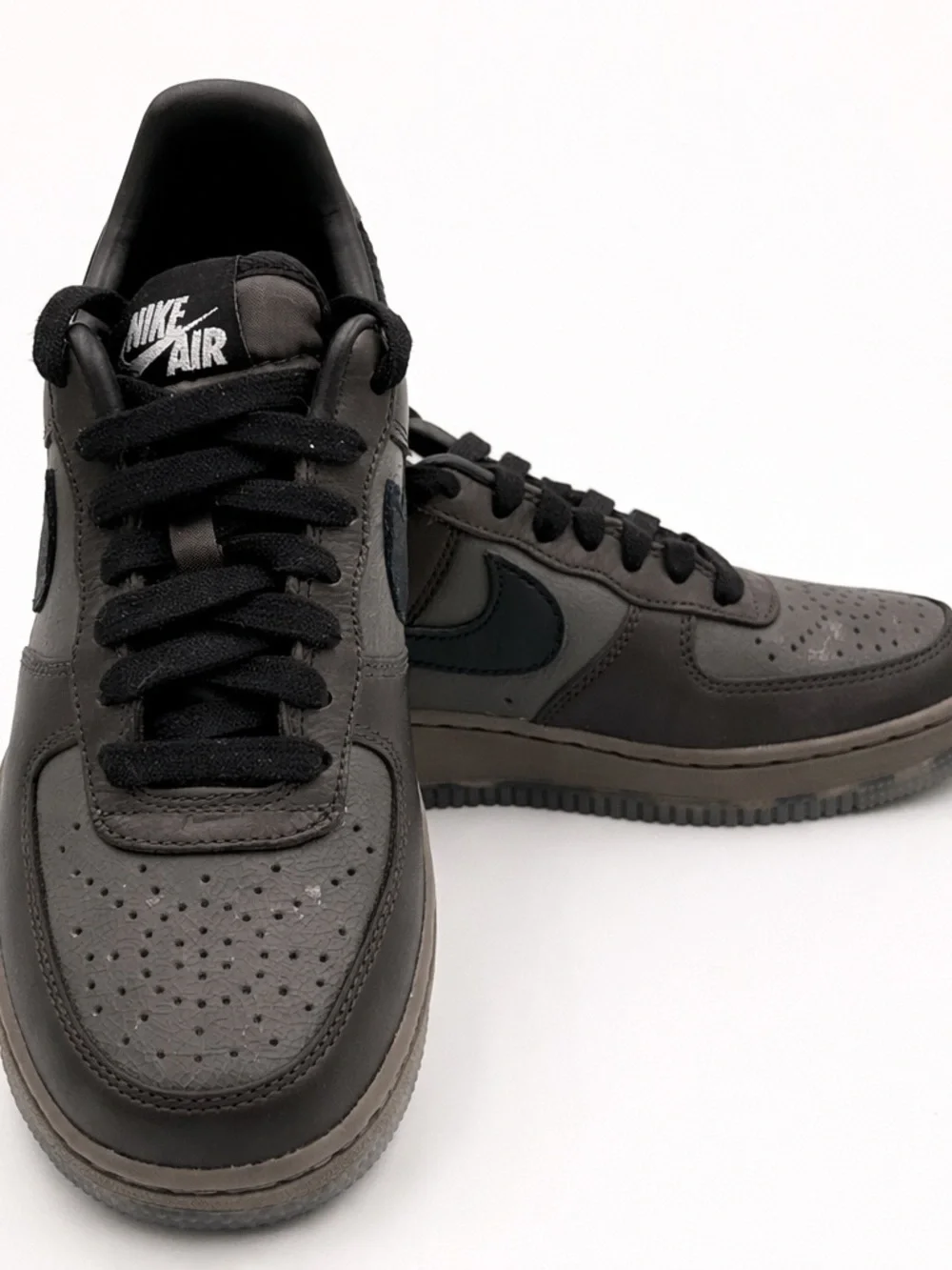 Nike Air Force 1 Low Paris Black Tea Petra Brown NWOT Mens 5